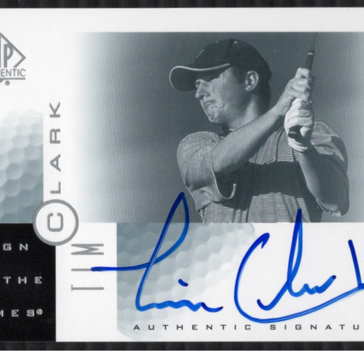 2001 Upper Deck SP Authentic Sign of the Times Tim Clark #TC Authentic ...